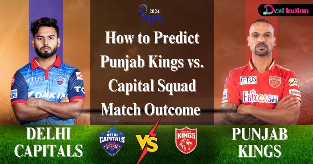 Image: Predicting Punjab Kings vs Capital Squad match outcome using statistical analysis and team performance data.