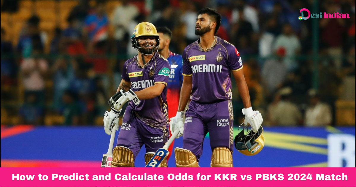 Guide on predicting and calculating odds for KKR vs PBKS match